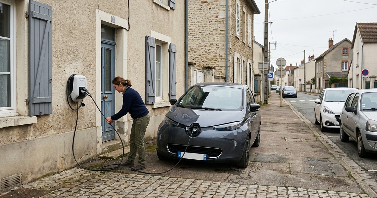 Installation de borne de recharge à Quetigny
